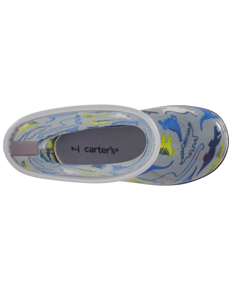 Carter's Dinosaur Rain Boots, image 4 of 7 slides