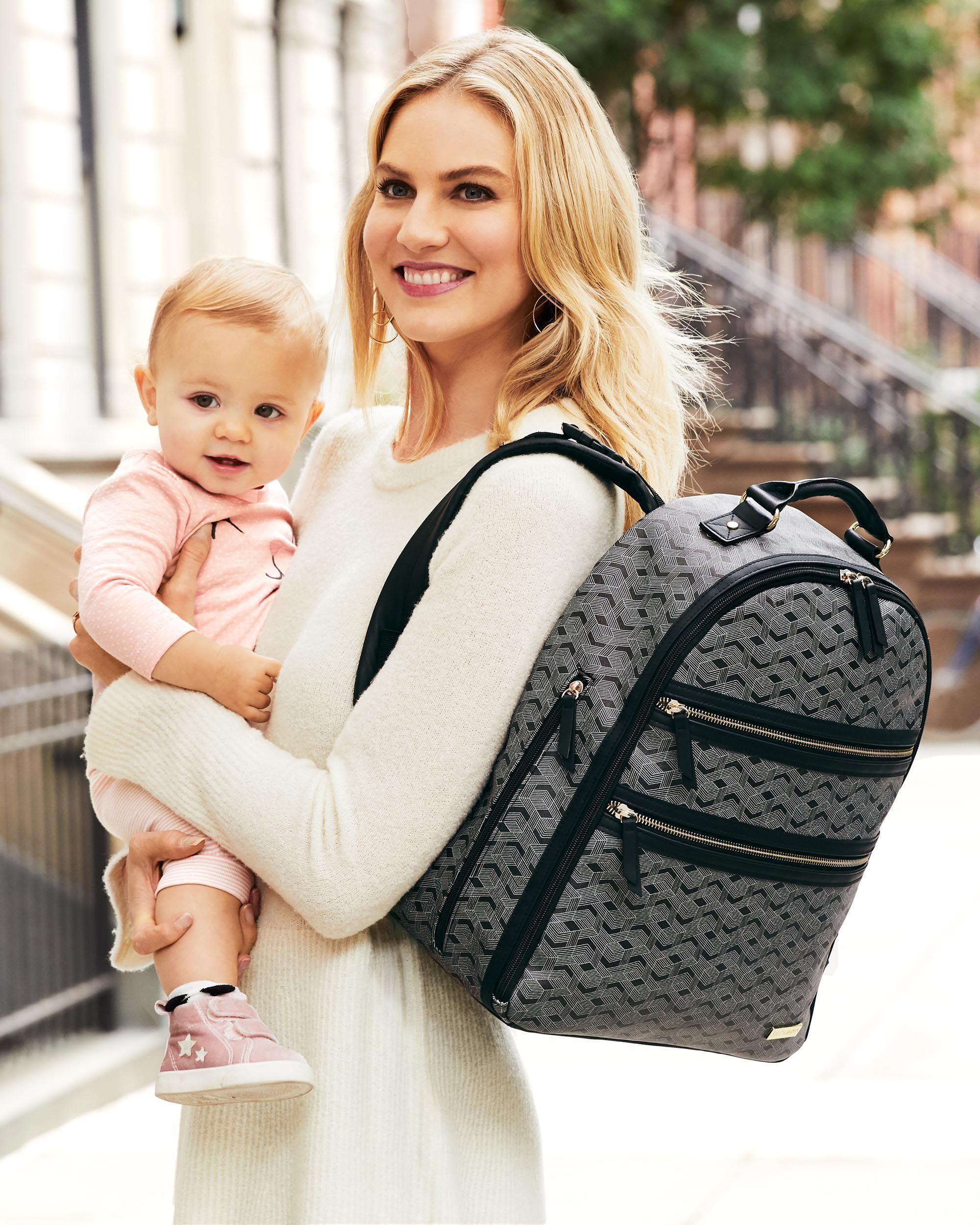 Deco Saffiano Diaper Backpack 2024 www.alhudapk
