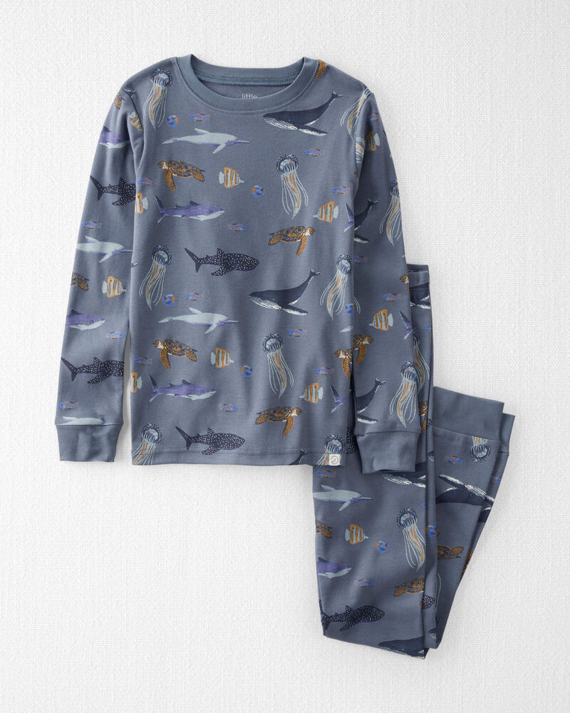 Kid Organic Cotton Pajamas Set, image 1 of 5 slides
