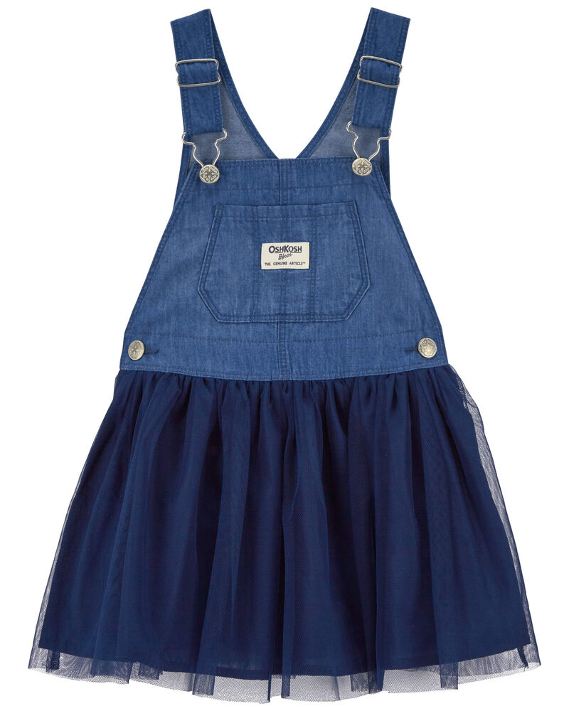 Toddler Tulle and Denim Jumper Dress
, image 1 of 3 slides