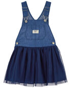 Toddler Tulle and Denim Jumper Dress
, image 1 of 3 slides