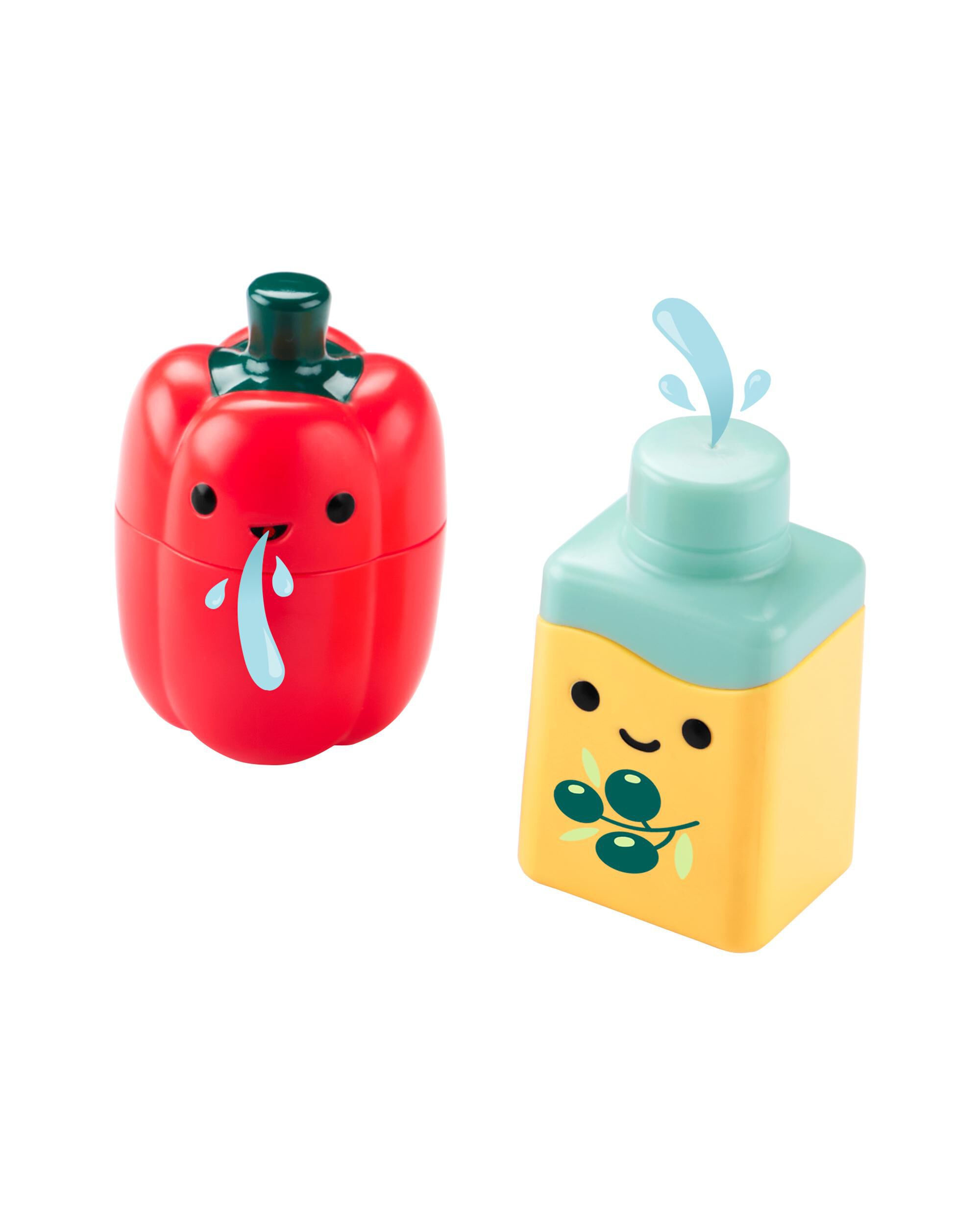 Tub-to-Table Café Prep & Serve Salad Bath Toy Set, image 5 of 6 slides