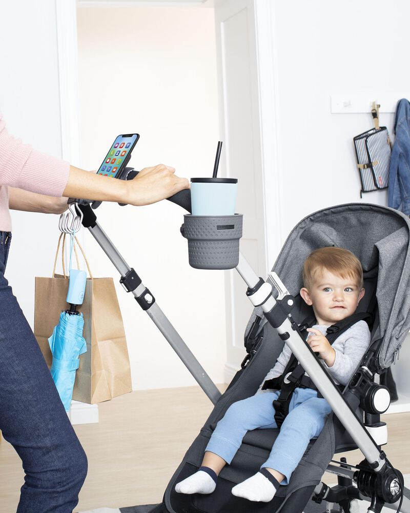 Stroll & Connect Universal Stroller Accessory Set - Charcoal, image 5 of 10 slides