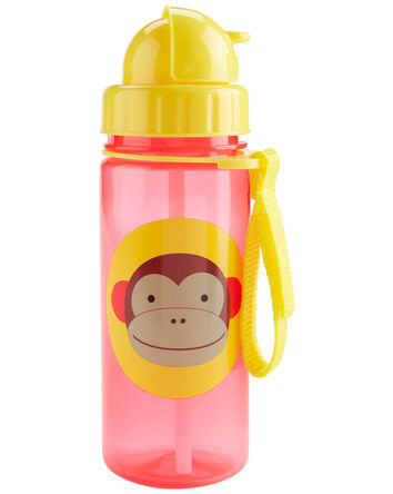 Zoo Straw Bottle - 13 oz - Monkey, 