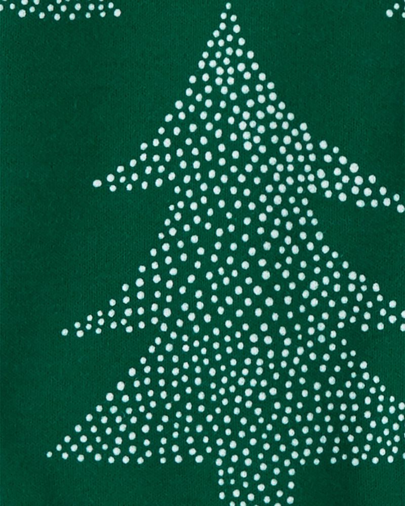 Baby Christmas Tree Snap-Up Cotton Sleep & Play Pajamas, image 2 of 3 slides