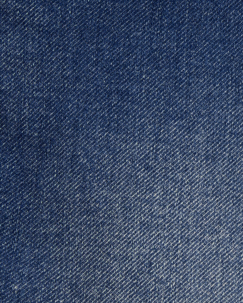 Kid Pull-On Denim Shorts - Navy, image 3 of 5 slides