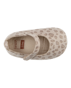 Baby Leopard Print Mary Jane Baby Shoes, image 4 of 7 slides