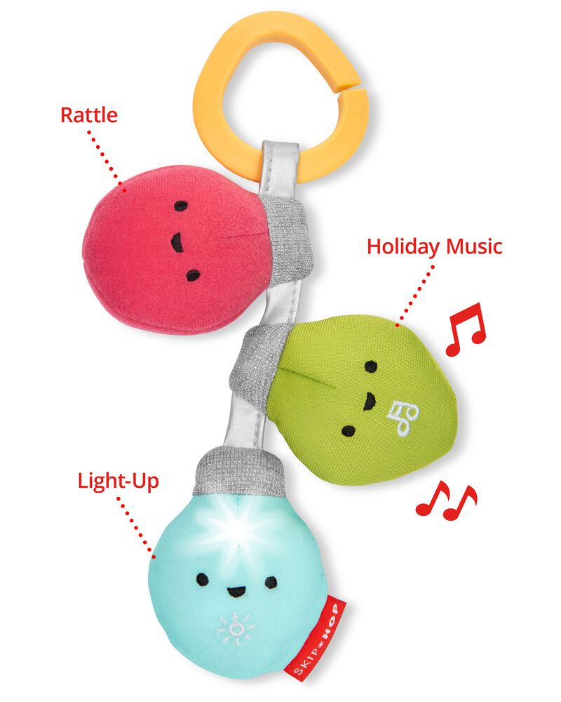 Holiday Lights Baby Musical Stroller Toy, image 2 of 2 slides