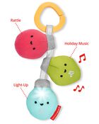 Holiday Lights Baby Musical Stroller Toy, image 2 of 2 slides