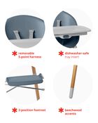 EON 4-in-1 High Chair - Slate Blue, image 3 of 4 slides