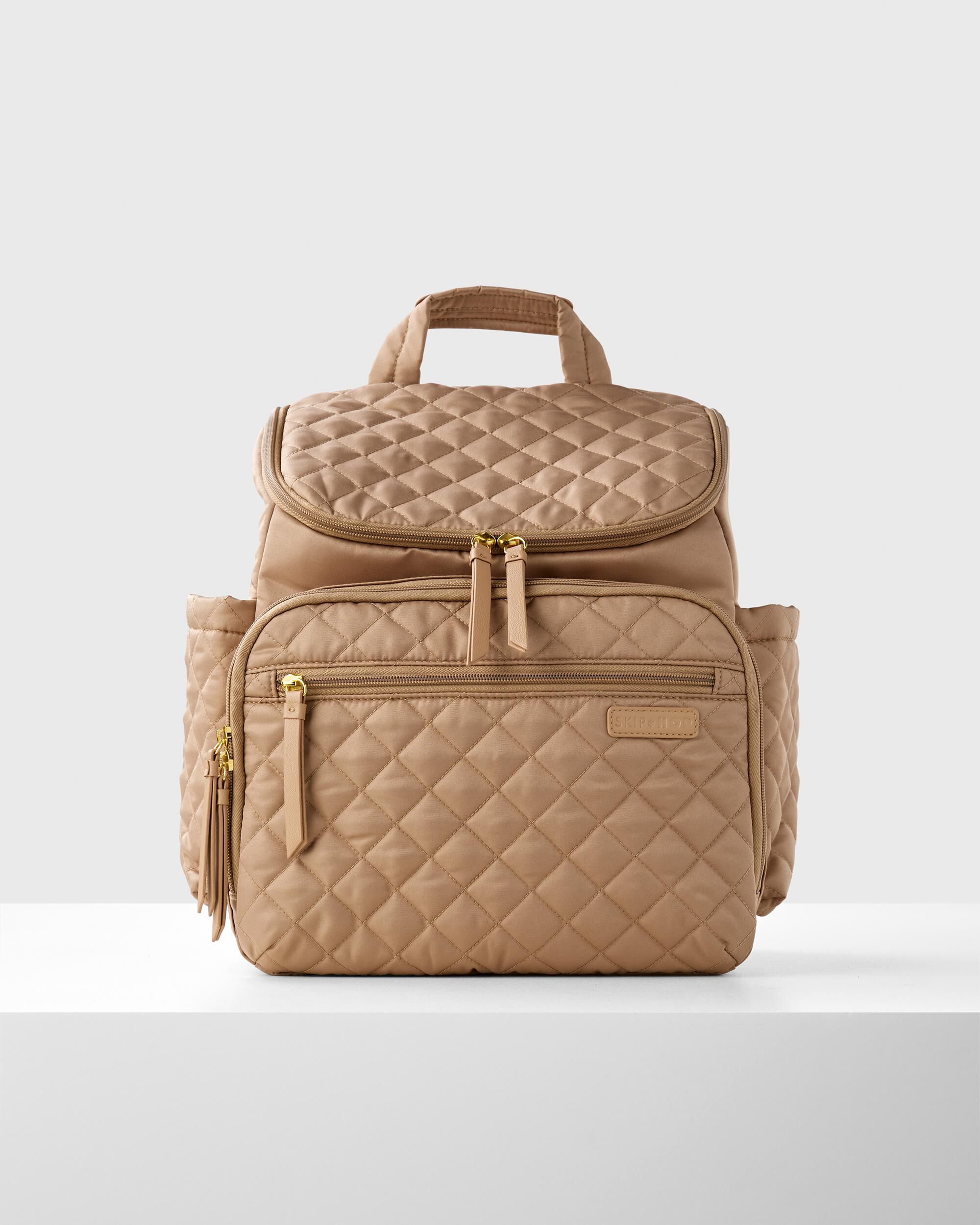Forma Backpack Diaper Bag - Camel, 