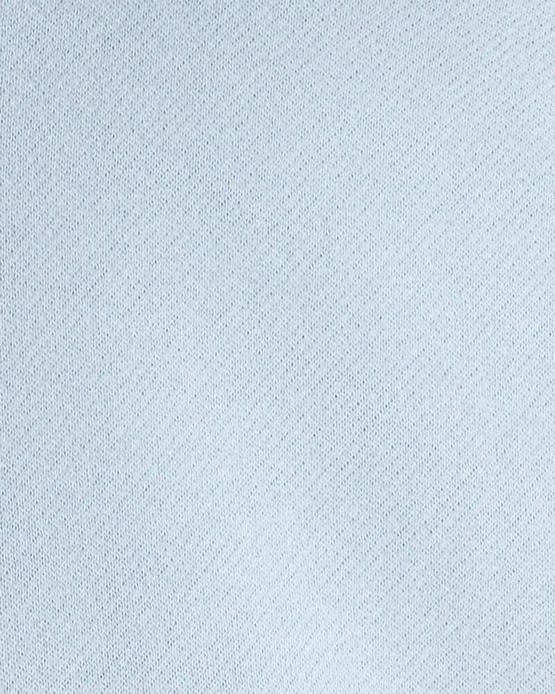 Toddler Girl Long-Sleeve Quarter-Zip Pullover Sweatshirt - Blue, image 2 of 3 slides