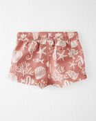 Baby Seashell Print Recycled Swim Trunks, image 2 of 4 slides