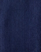 Kid Tapered Iconic Denim Drawstring Joggers - Indigo Wash, image 3 of 4 slides