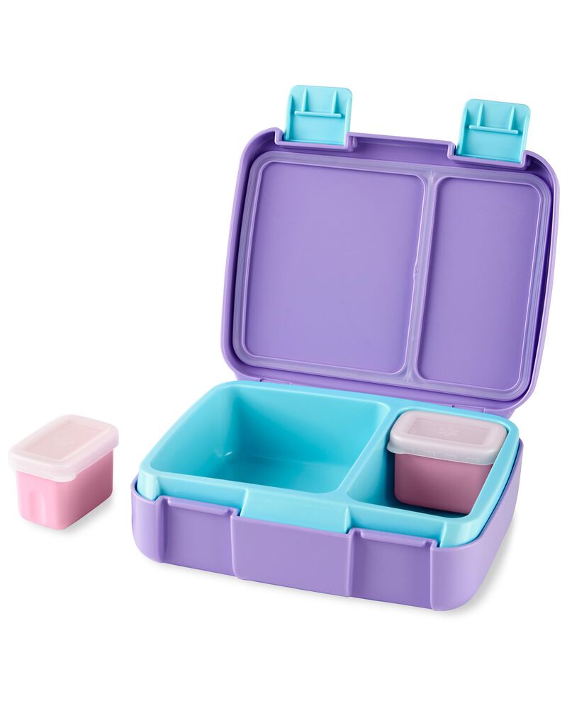 Little Kid 2-Piece Narwhal Backpack & Bento Lunch Box Set, image 4 of 4 slides