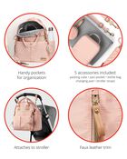 Suite by Skip Hop 6-in-1 Diaper Backpack Set, image 2 of 10 slides