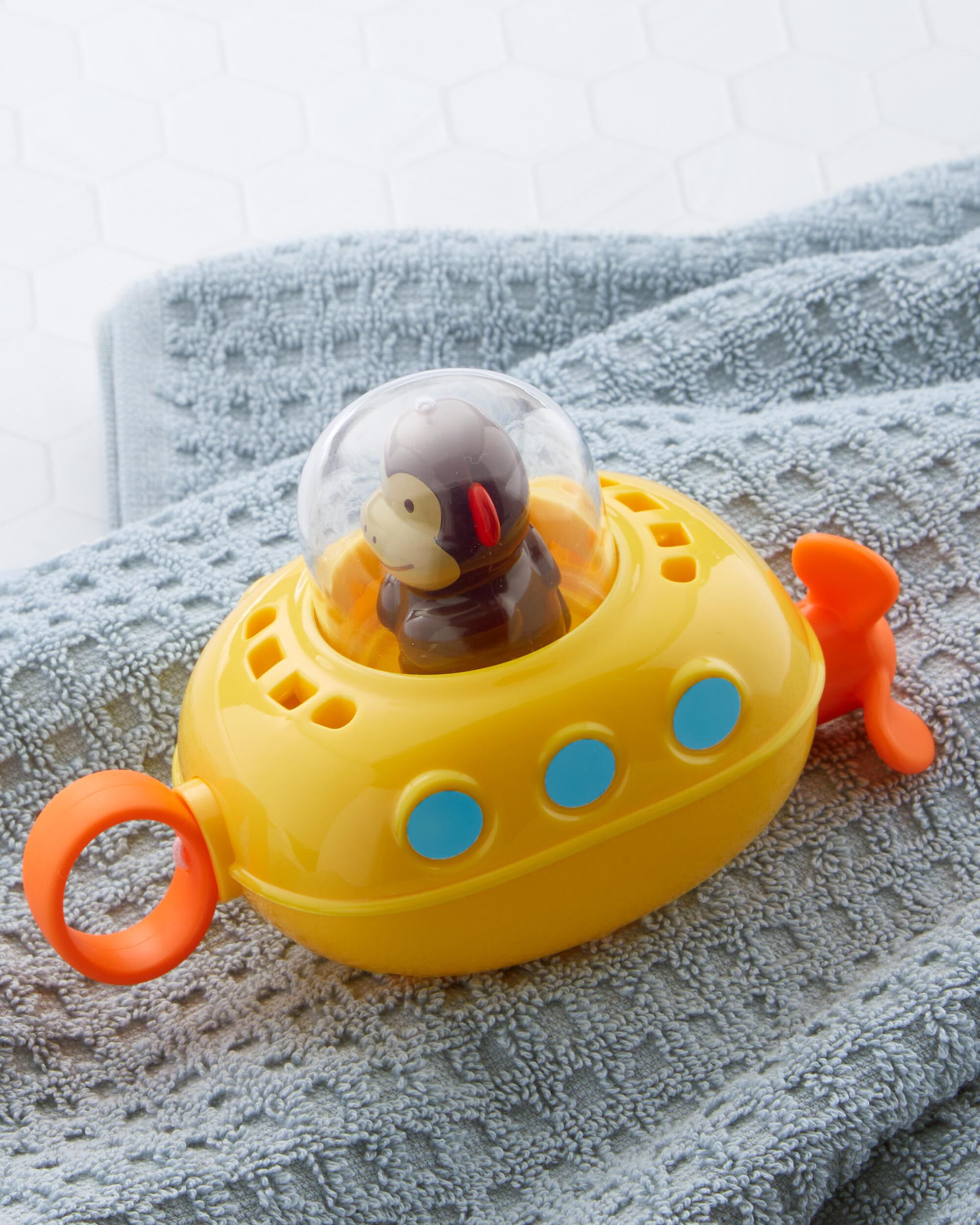 ZOO® Pull & Go Submarine Baby Bath Toy, 