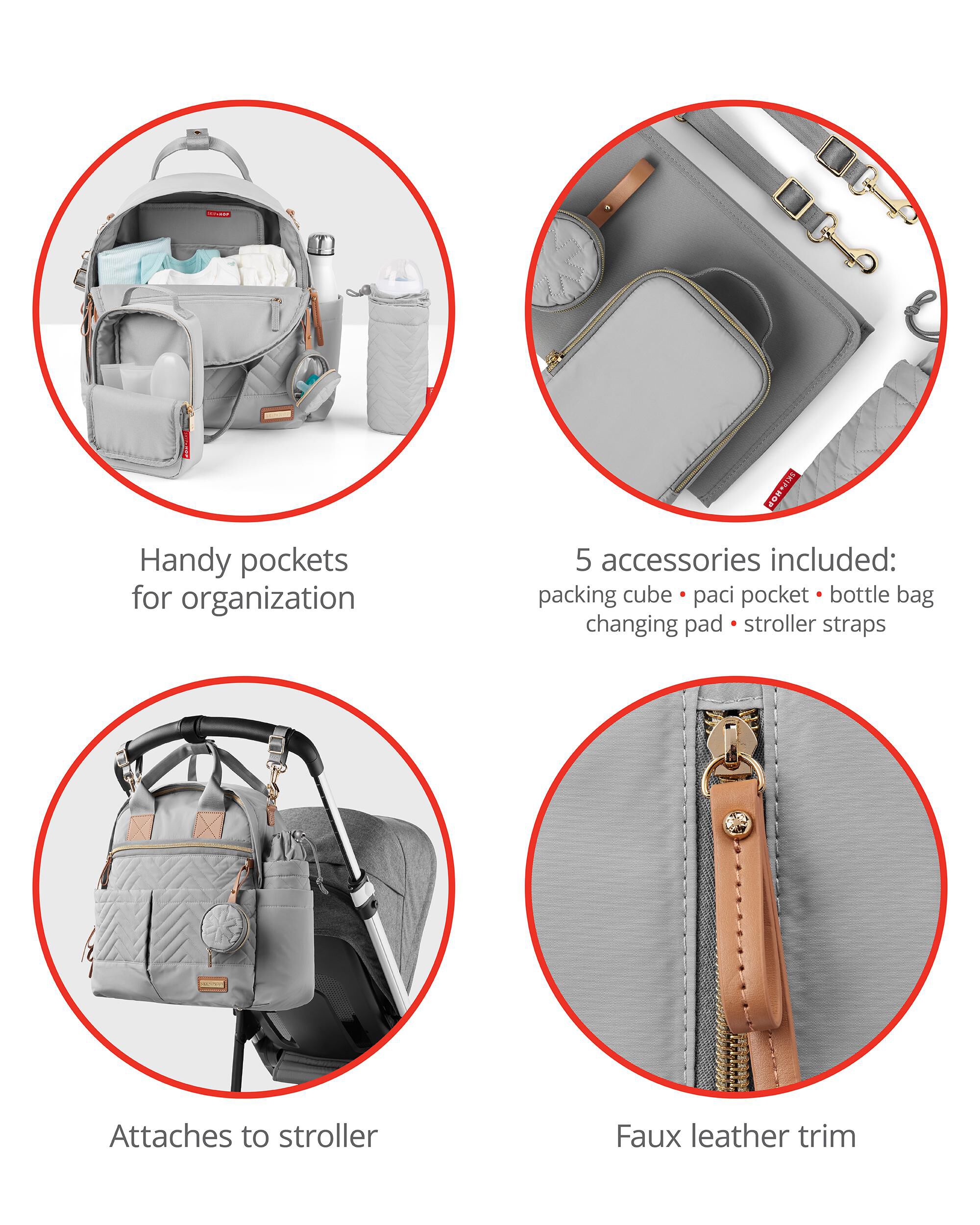 Skip hop suite 6 piece diaper bag 2025