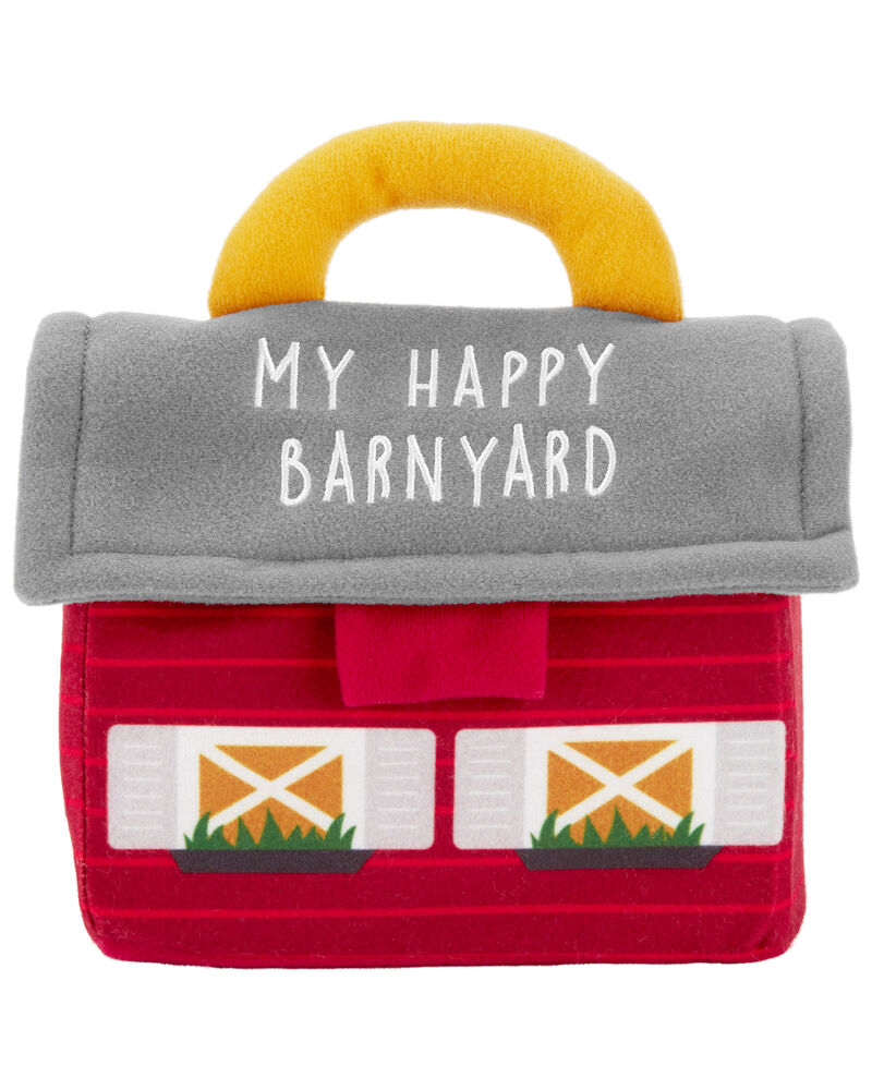 My Happy Barnyard Plush Activity Set, image 1 of 2 slides