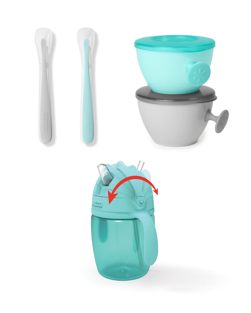 Easy-Feed Mealtime Set, image 1 of 8 slides