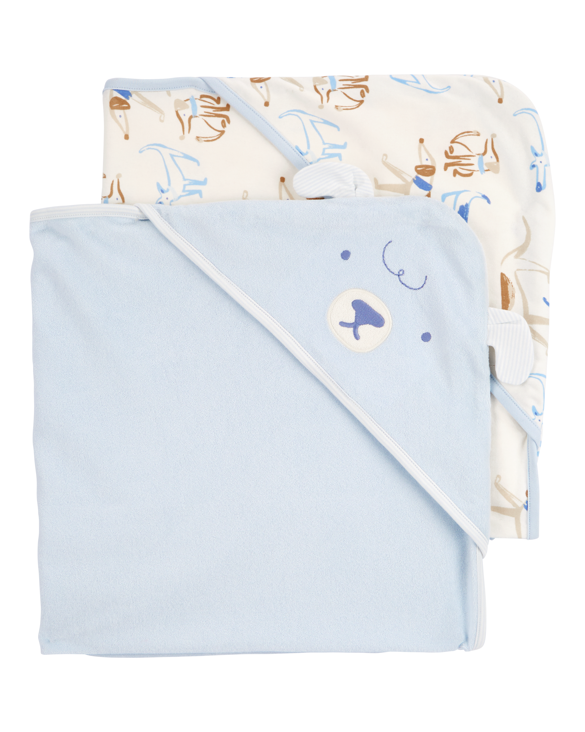 Baby 2-Pack Hooded Baby Towels, 