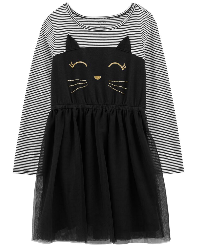 Kid Halloween Cat Tutu Dress, image 1 of 4 slides