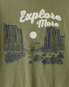 Boys Explore Long-Sleeve Graphic Tee - Green, image 2 of 3 slides