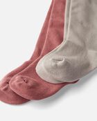 Toddler 2-Pack Tights Made With Organic Cotton, image 2 of 3 slides