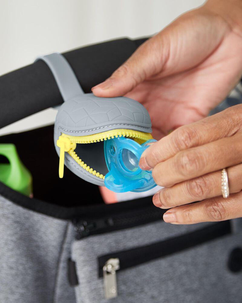 Grab & Go Silicone Pacifier Holder, image 9 of 11 slides