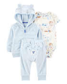 Baby 3-Piece Dog Little Jacket Set, image 1 of 5 slides