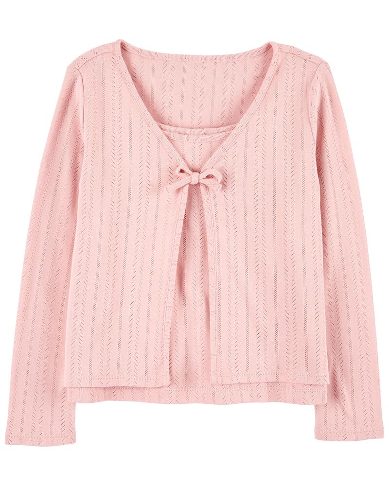 Kid 2-Piece Cami & Cardigan Set, image 1 of 4 slides
