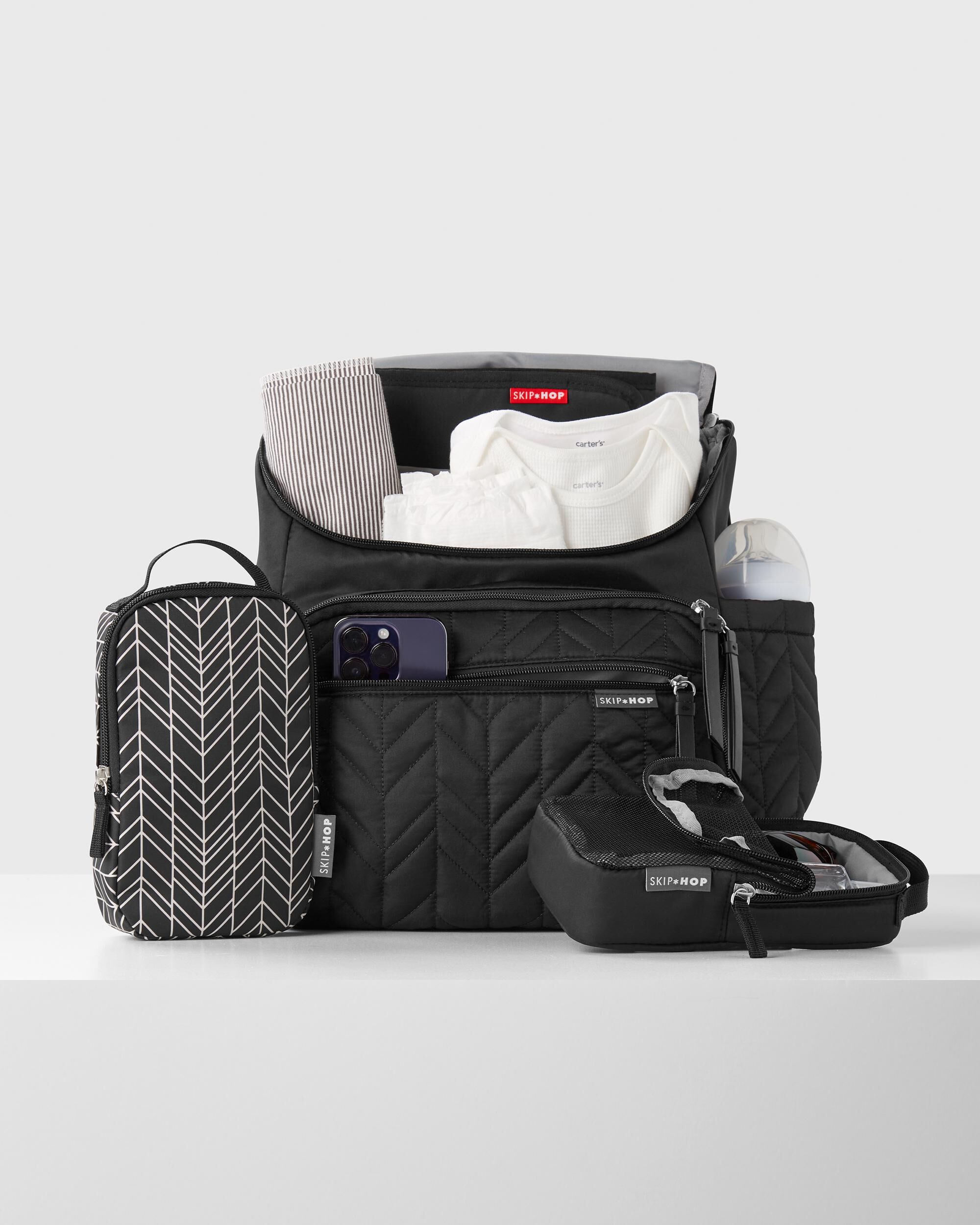 Forma Backpack Diaper Bag - Grey, image 4 of 10 slides