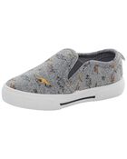 Toddler Dinosaur Slip-On Sneakers, image 6 of 7 slides