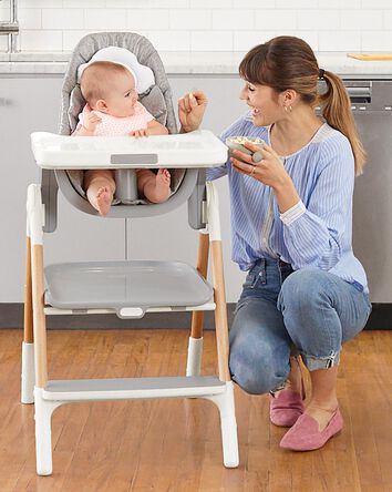Grey Sit-To-Step High Chair