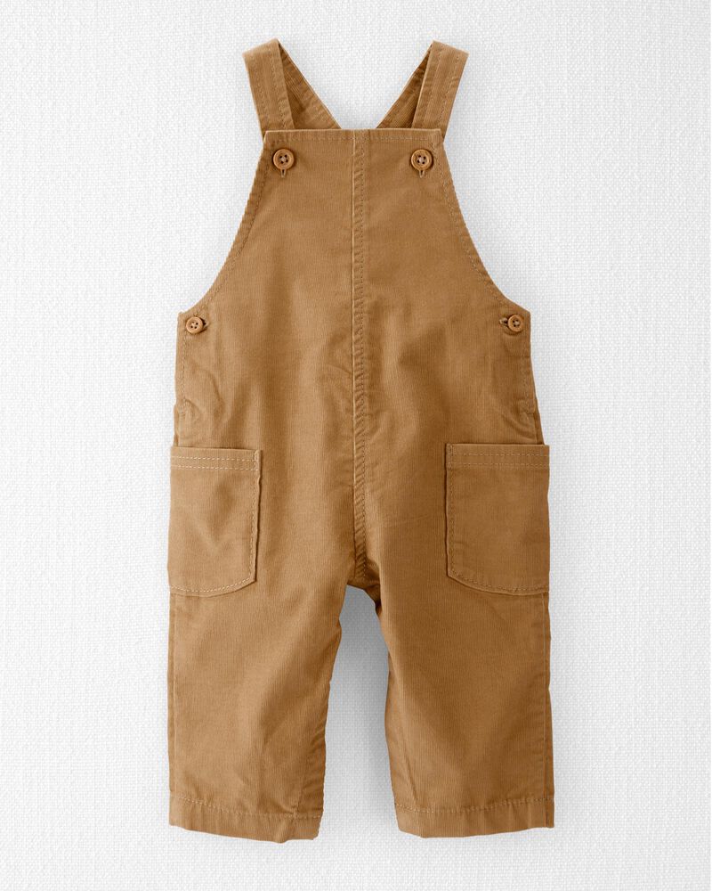 Baby Organic Cotton Corduroy Overalls, image 1 of 6 slides