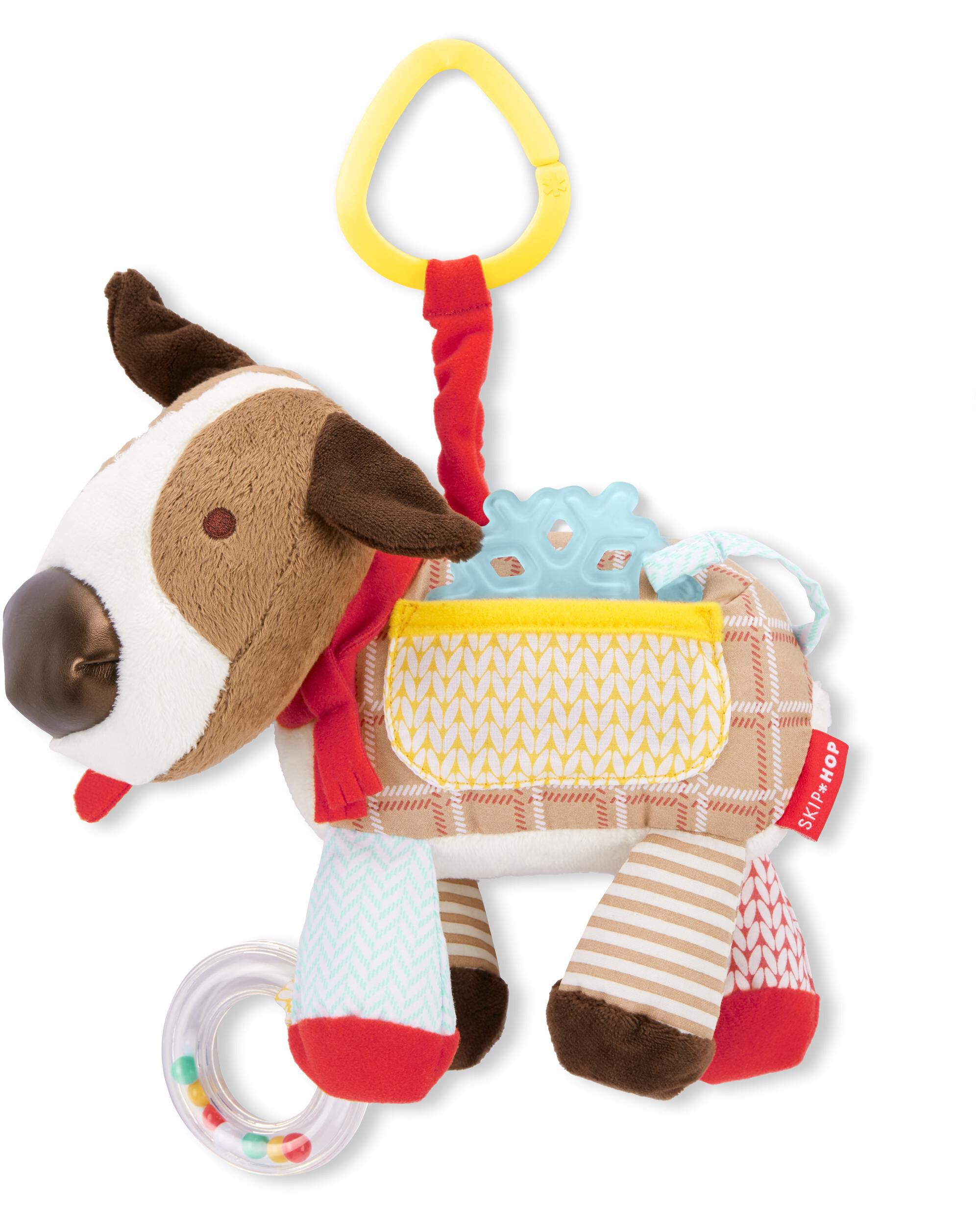 Bandana Buddies Baby Activity Toy - Winter Dog, image 2 of 2 slides