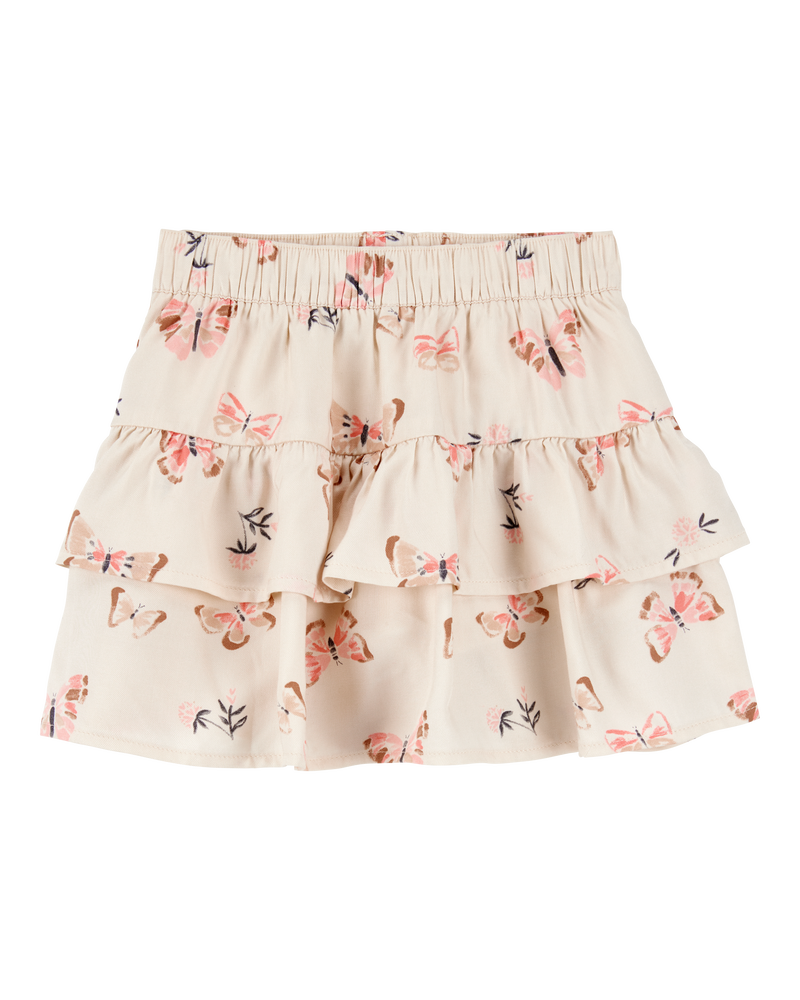 Toddler Floral Pull-On Ruffle Skort, image 1 of 6 slides