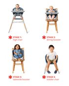 EON 4-in-1 High Chair - Slate Blue, image 2 of 4 slides