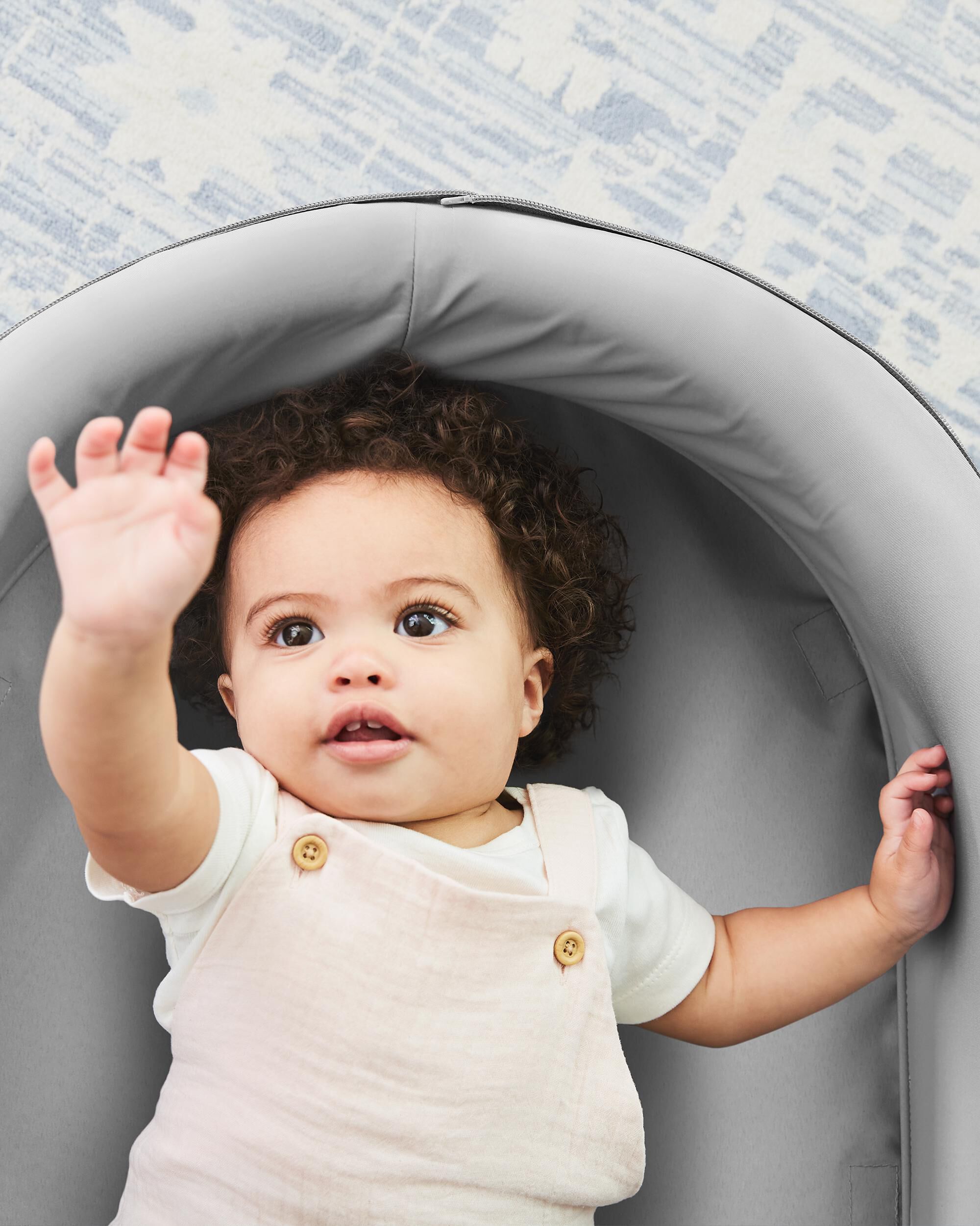 Playful Retreat Baby Nest - Grey Melange, image 13 of 15 slides