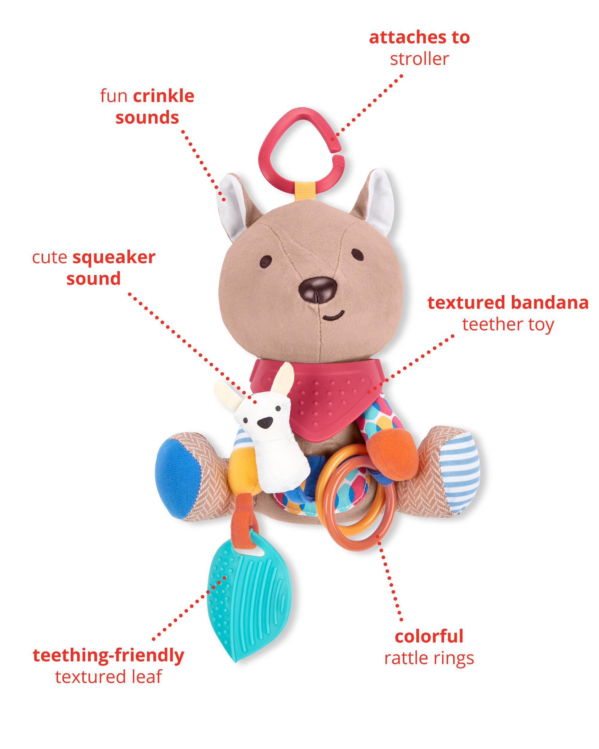 Bandana Buddies Baby Activity Toy - Kangaroo, image 3 of 6 slides