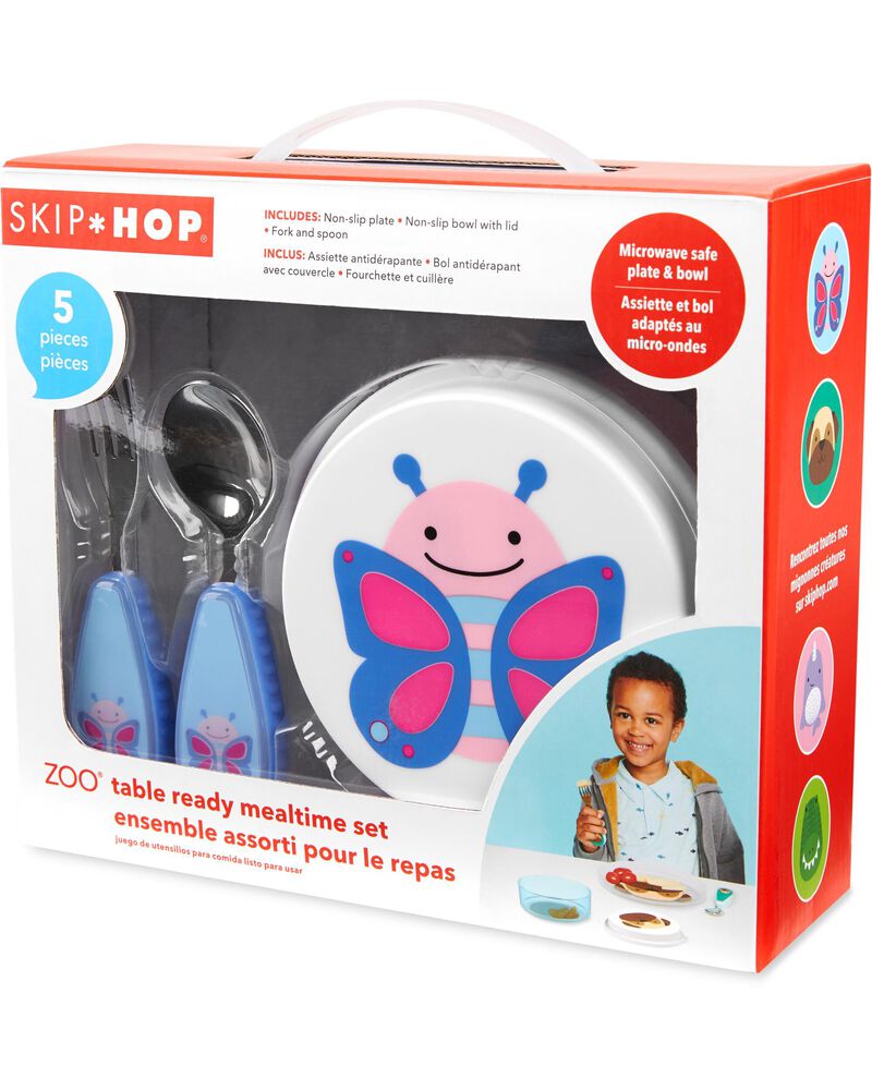 ZOO Table Ready Mealtime Set - Butterfly, image 2 of 2 slides