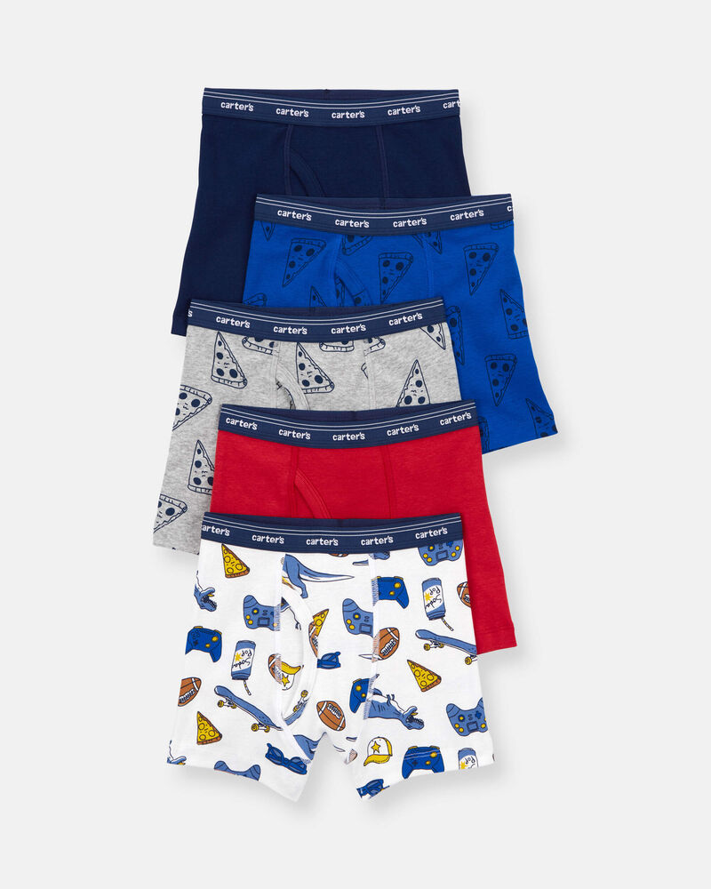Kid 5-Pack Boxer Briefs Underwear, image 2 of 3 slides