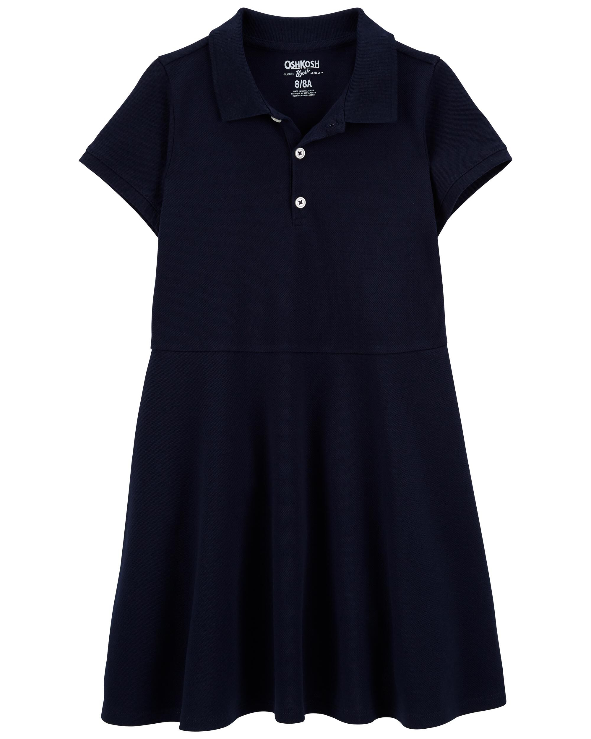 Girls uniform polo online dress
