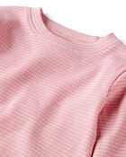 Toddler Organic Cotton Pajamas in Stripes, image 2 of 5 slides