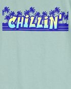 Kid Chillin' Short-Sleeve Graphic Tee - Green, image 2 of 3 slides