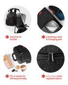 Forma Backpack Diaper Bag - Sage, image 3 of 15 slides