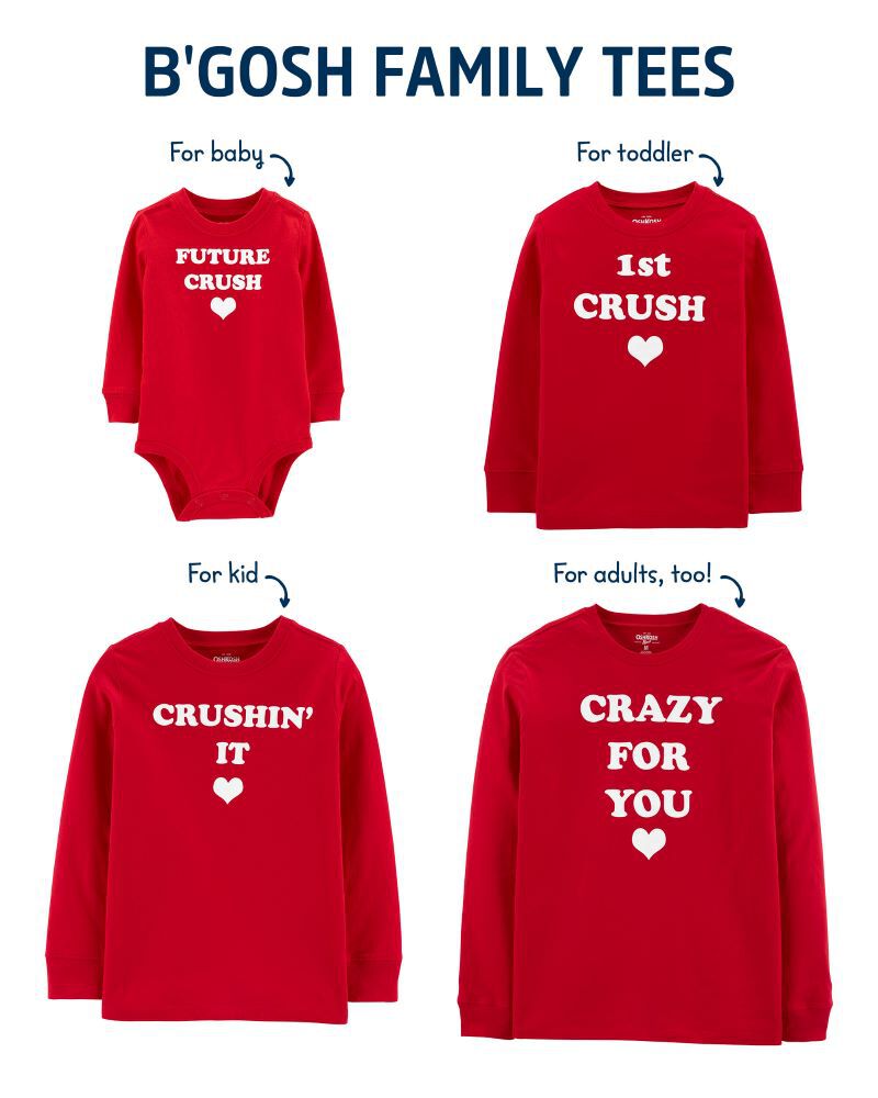 Baby valentine shirts clearance