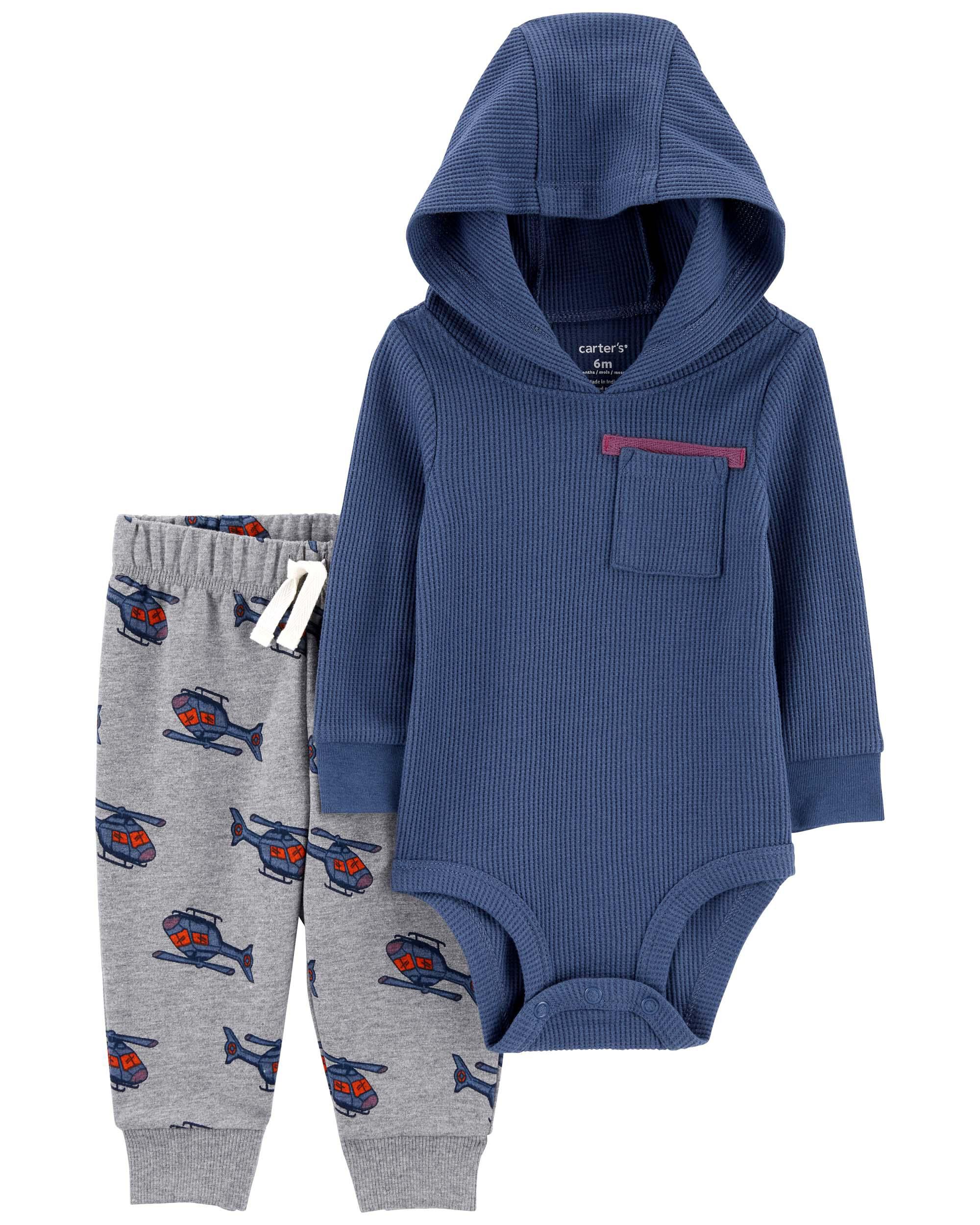 Carters hooded pajamas discount