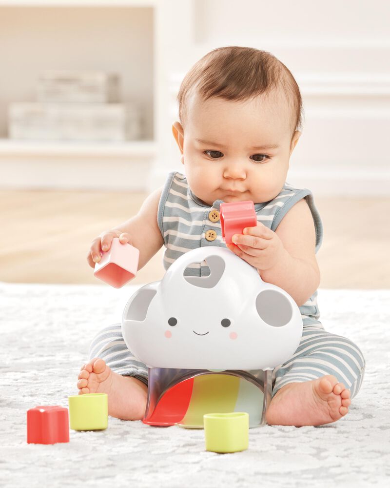 Silver Lining Cloud Feelings Shape Sorter Baby Toy, image 9 of 15 slides