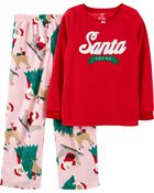 2-Piece Santa Squad Fleece Pajamas, image 3 of 4 slides